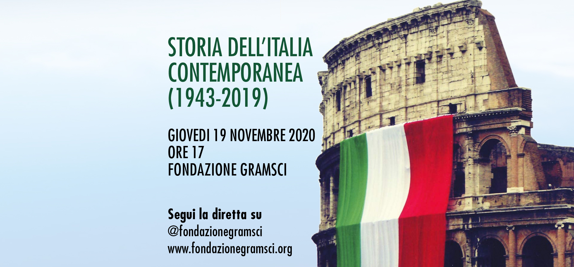 STORIA DELL’ITALIA CONTEMPORANEA (1943-2019)
