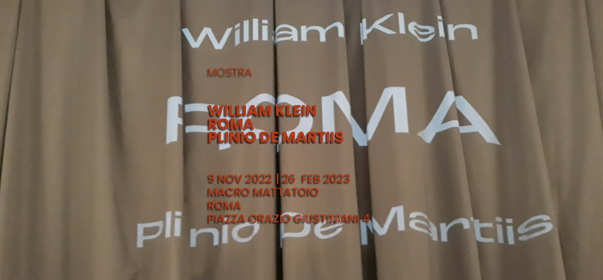 WILLIAM KLEIN ROMA PLINIO DE MARTIIS